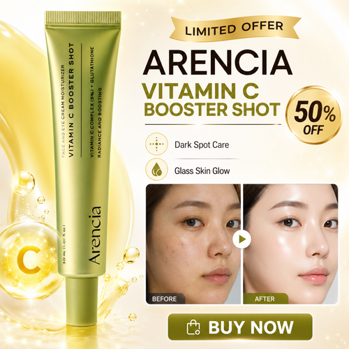 Arencia Vitamin C Booster Shot – Dark Spot Care & Glass Skin Glow