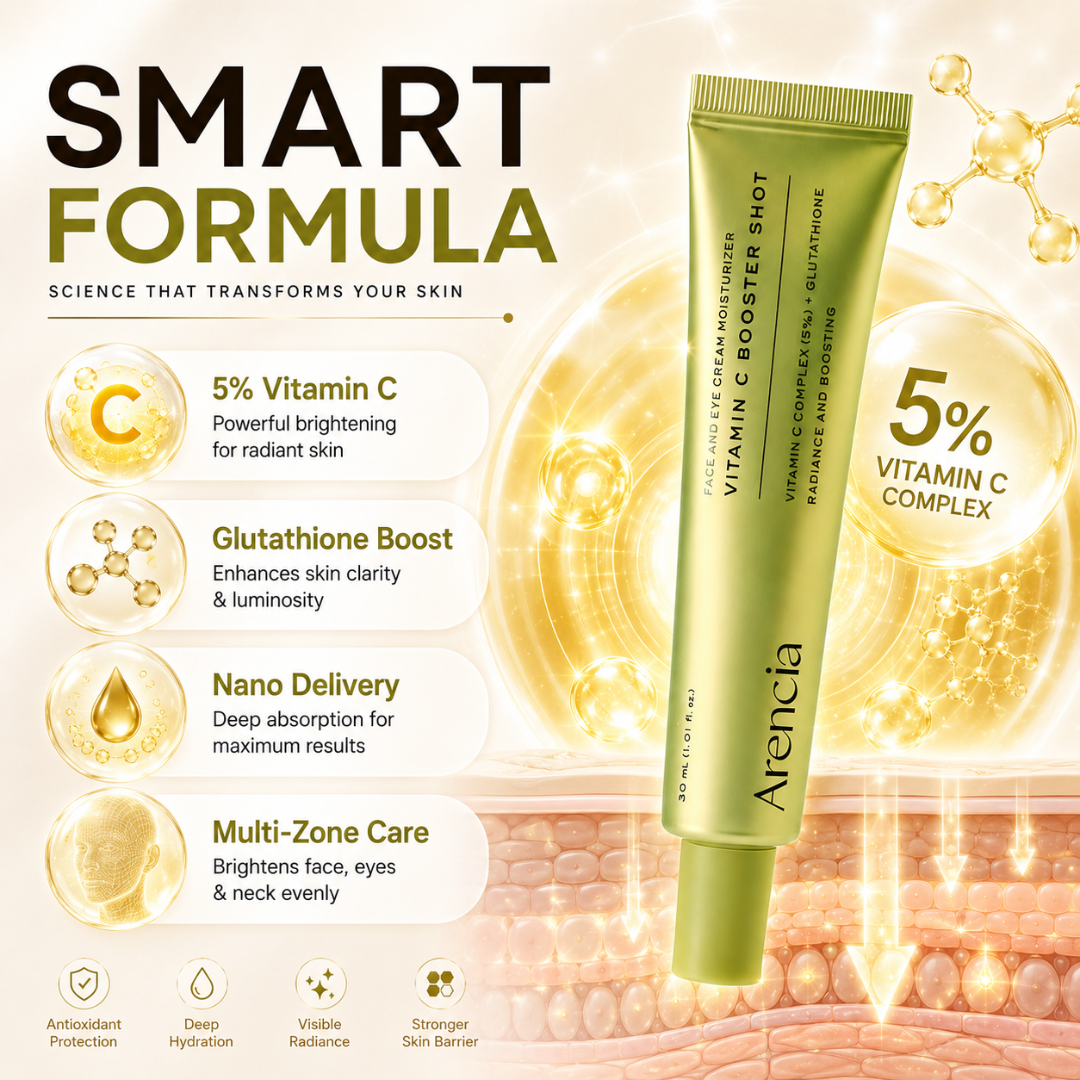 Arencia Vitamin C Booster Shot – Dark Spot Care & Glass Skin Glow