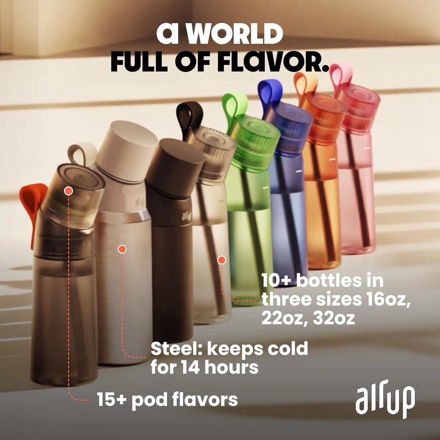 air up® Starter Set – Bottle + Bestseller Plus Flavor Pod Pack