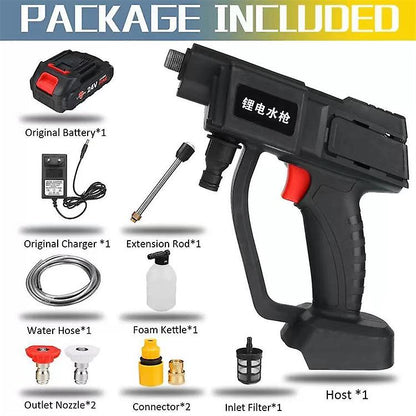 High-Pressure Car Washer Gun - Rechargeable Battery - Single Battery