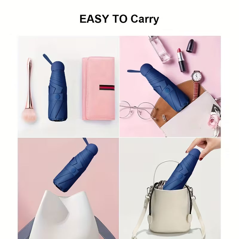 Mini foldable capsule Umbrella