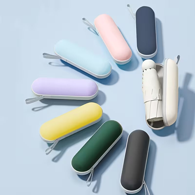 Mini foldable capsule Umbrella