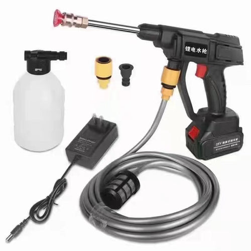 High-Pressure Car Washer Gun - Rechargeable Battery - Single Battery